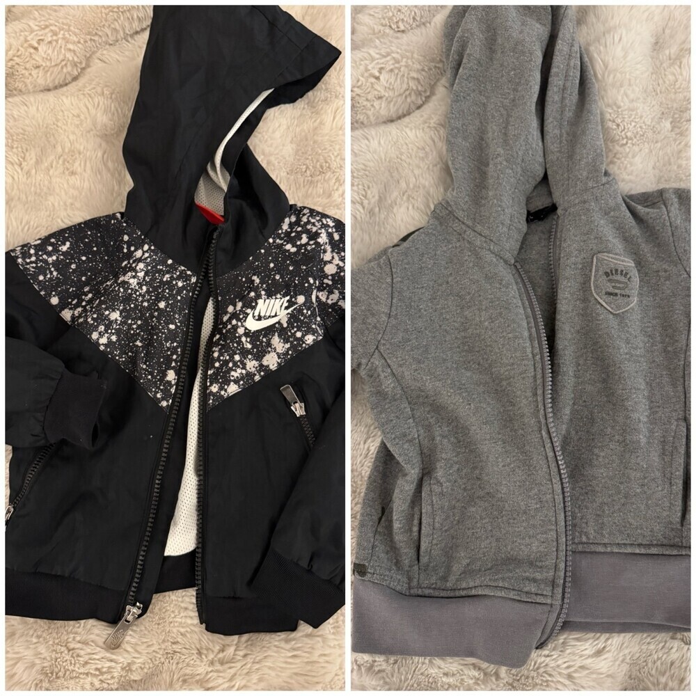 Nike and Diesel Jackets